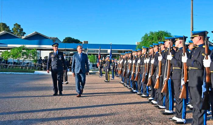 Presidente Yamandú Orsi en asunción de autoridades del Ministerio del Interior