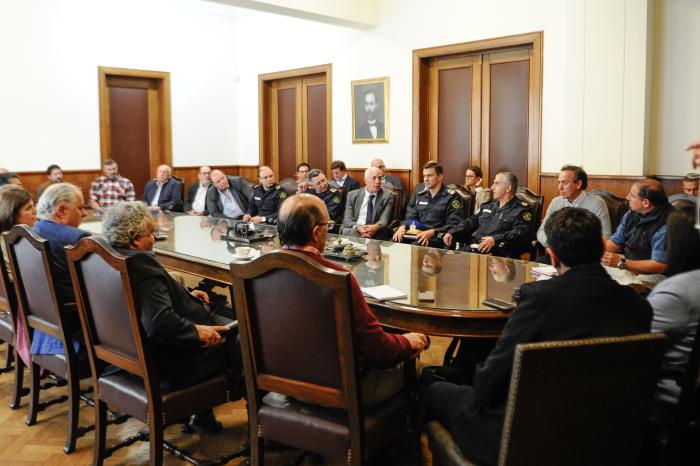 Reunión entre autoridades del Ministerio del Interior y Cámara de Comercio y Servicios