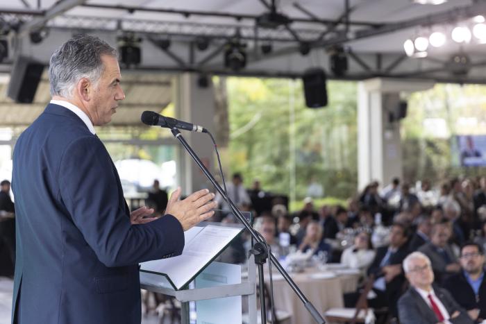 Presidente Yamandú Orsi en el Día de la Exportación