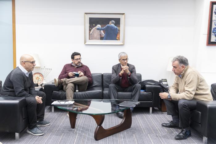 Presidente Yamandú Orsi recibió a delegación del PIT–CNT