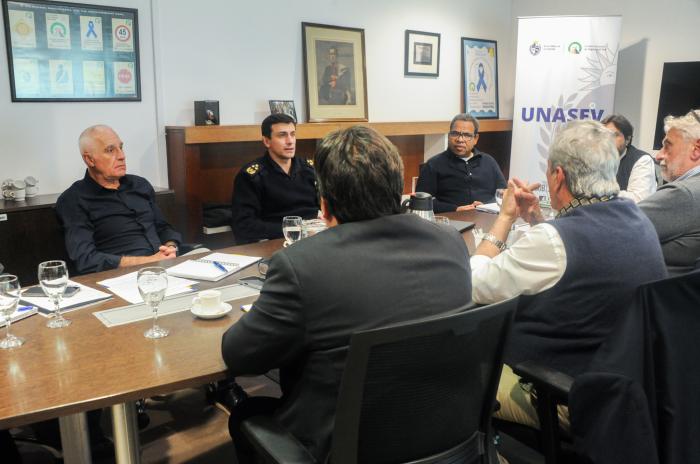 Reunión entre Unasev y Ministerio del Interior