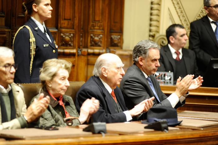 Presidente Orsi participó de homenaje a Hugo Fernández Faingold