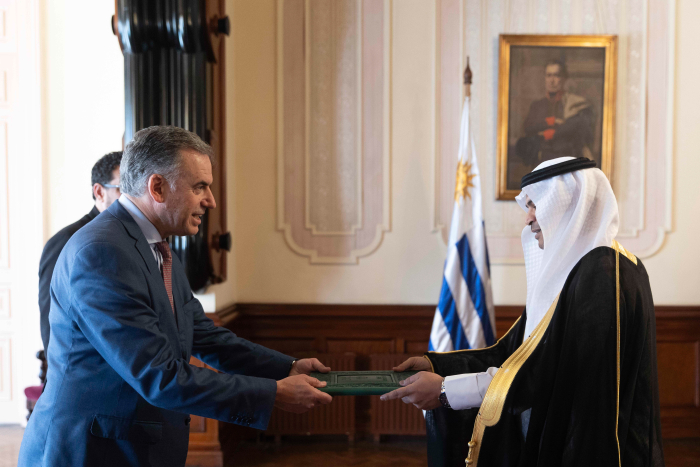 Orsi recibe las cartas credenciales del embajador extraordinario de Arabia Saudita 