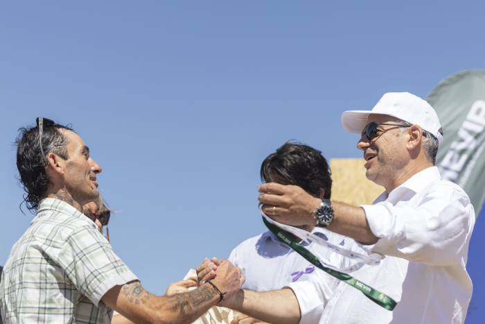 El presidente Yamandú Orsi participó de la entrega de viviendas de Mevir en Canelones localidad de C