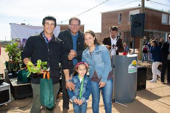 Entrega de viviendas de Mevir en Lascano, Rocha