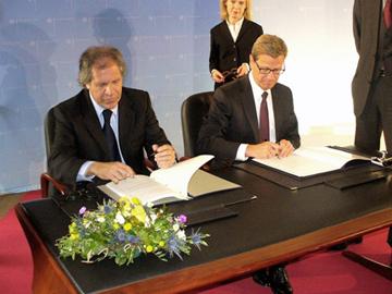 Luis Almagro y Guido Westerwelle