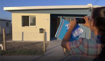 Vivienda de realojado del asentamiento Mailhos de Montevideo