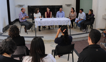 Autoridades en la presentación de Tecnicatura en Recreación