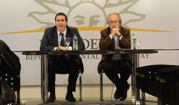 Prosecretario Diego Cánepa y secretario general de la JND, Julio Calzada Prosecretario Diego Cánepa y secretario general de la JND, Julio Calzada
