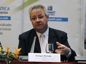 Ministro de Transporte y Obras Públicas, Enrique Pintado