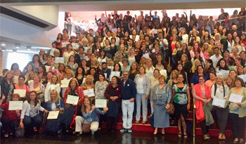 Participantes de cursos de capacitación en cuidados