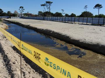 Obras de saneamiento y de emisario subacuático en Ciudad de la Costa