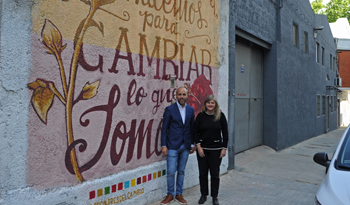 Director de la Segib para el Cono Sur, Alejo Ramírez, y directora de AUCI, Andrea Vignolo