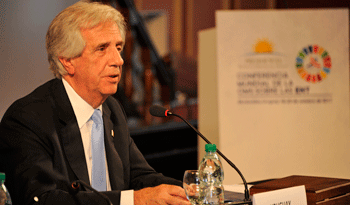 Tabaré Vázquez en Congreso Mundial de la OMS