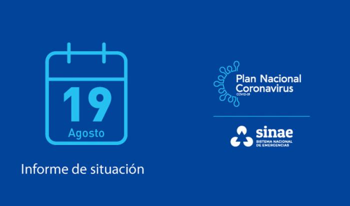 Portada del informe diario del Sinae