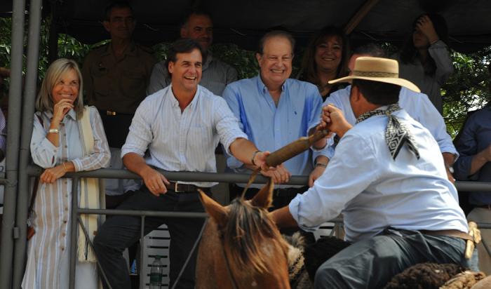 Presidente Lacalle Pou en la Patria Gaucha