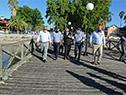 Recorrida del ministro Heber por puertos de Colonia