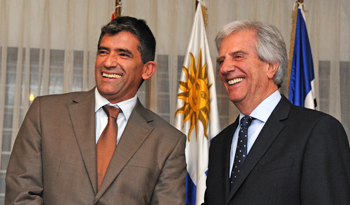 Vicepresidente de la República, Raúl Sendic, y Presidente Tabaré Vázquez