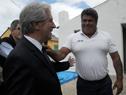 Presidente Vázquez recorrió barrio Cerro Pelado, ciudad de Maldonado