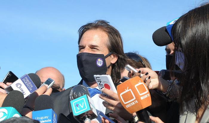 Luis Lacalle Pou en San Carlos
