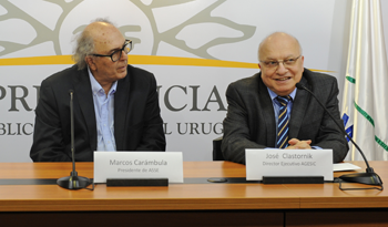 Marcos Carámbula y José Clastornik