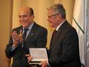 Presidente de Alemania recibió llaves de la ciudad de Montevideo de manos del intendente