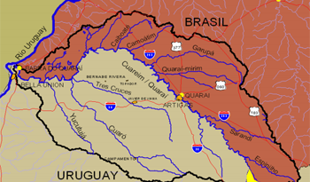Proyecto binacional gestión de la cuenca del río Cuareim (Uruguay-Brasil)
