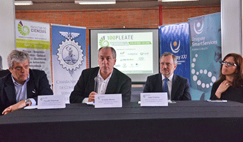 Apertura de feria "100pleate" con la participación del ministro Ernesto Murro