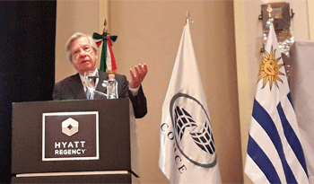 Ministro Danilo Astori, ante empresarios mexicanos