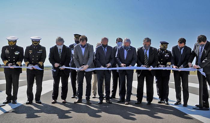 Inauguración de obras en aeropuerto de Laguna del Sauce