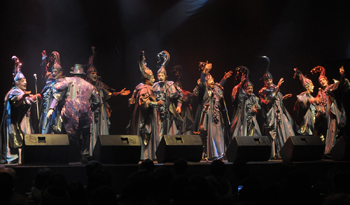 Murga en el escenario