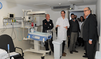 Autoridades recorren nuevas instalaciones de Pereira Rossell