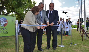 Inauguración del estand del Ministerio de Ganadería en Expo Melilla