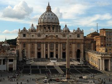 Plaza de San Pedro en el Vaticano
