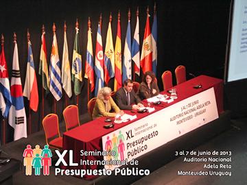 XL Seminario Internacional de Presupuesto Público en el Auditorio Nacional Adela Reta
