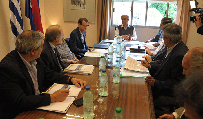 Reunión con el grupo de alcaldes de la cuenca del río Santa Lucía