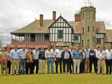 Intendentes con Presidente José Mujica en la estancia presidencial de Anchorena