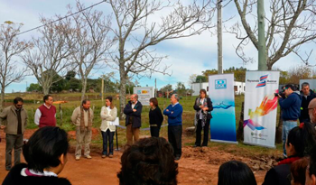 Autoridades de OSE inauguran servicio de agua potable en Pueblo Viejo