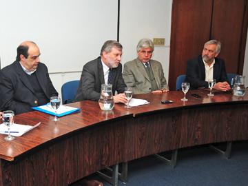 Ministros Kreimerman y Aguerre en Consejo Sectorial Tripartito de la Pesca