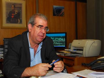 Director nacional de Hidrografía, Jorge Camaño.