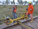 Obras en vías férreas desde Pintado a Rivera