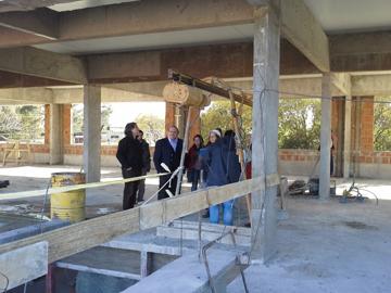 Ministro Ricardo Ehrlich visita obras de remodelación en el Liceo “Mercedes Giavi de Adami” en Ismael Cortinas, Flores