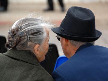 Pareja de adultos mayores Pareja de adultos mayores