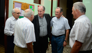 Ministro Murro con jubilados y pensionistas de Melo