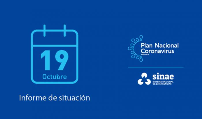 Portada del reporte diario del Sinae