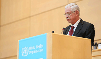 Basso en Asamblea Mundial de la Salud
