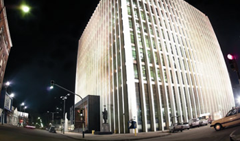 Edificio central de UTE en Montevideo