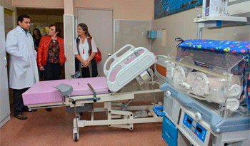 Sala de nacer del Hospital de Salto