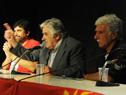 El Presidente Mujica acompañó a los trabajadores en el balance del cierre del año.