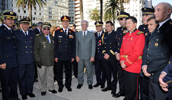 Presidente Tabaré Vázquez en 130.º aniversario de la Dirección Nacional de Bomberos